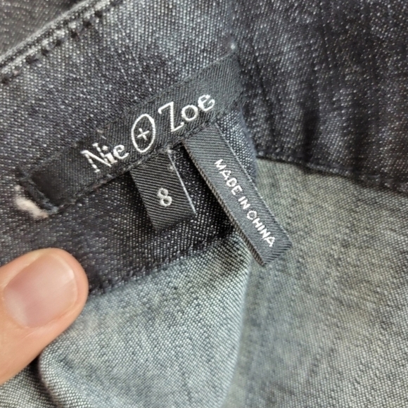 NIC+ZOE Charcoal Mini Skirt - Picture 3 of 8